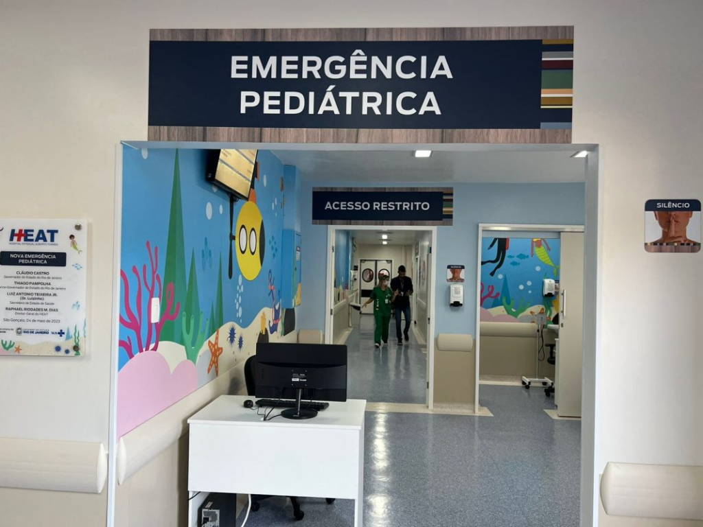 Inaugura nova emergência pediátrica no Hospital Estadual Alberto Torres