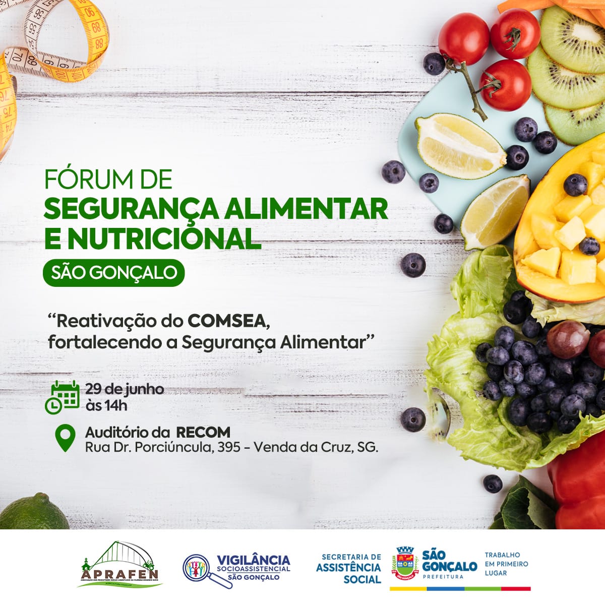 São Gonçalo vai eleger novo Conselho de Segurança Alimentar