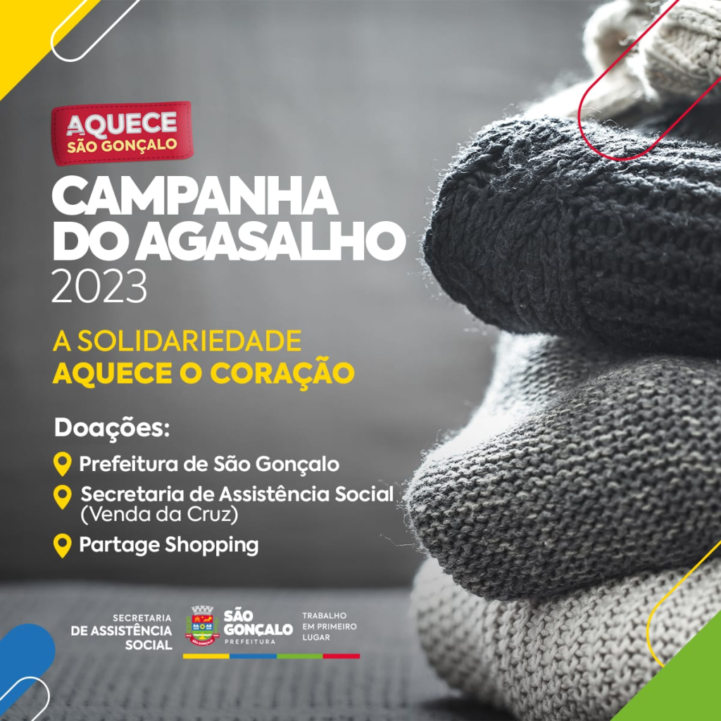 São Gonçalo lança campanha do agasalho