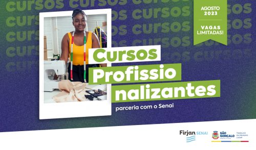 São Gonçalo inscreve para cursos profissionalizantes