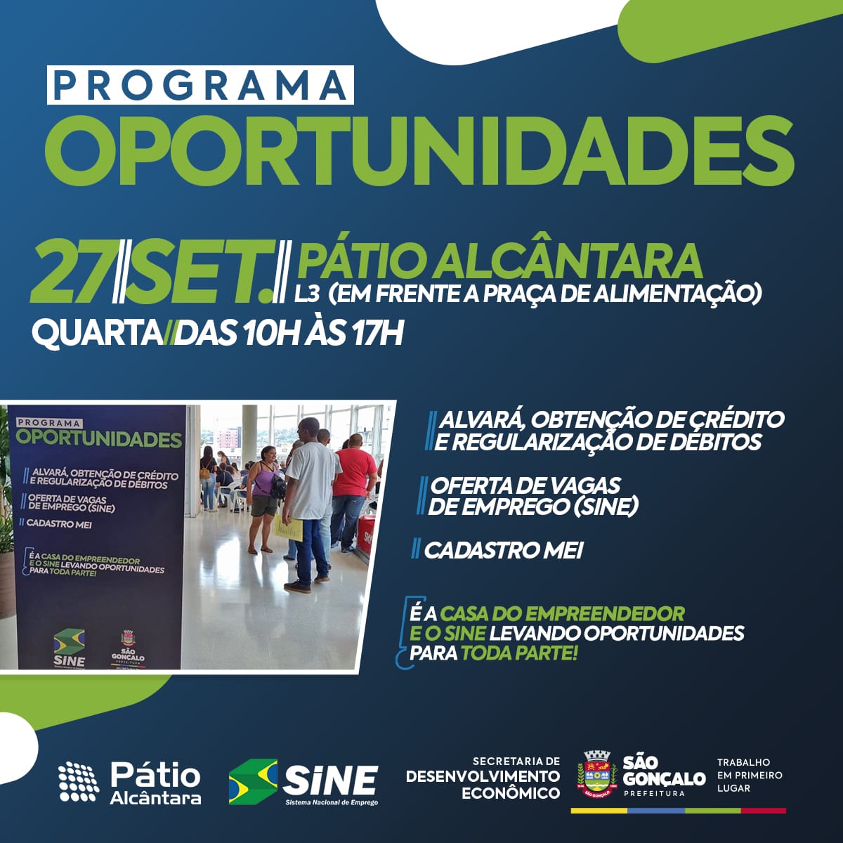 Programa Oportunidades realiza duas edições em São Gonçalo