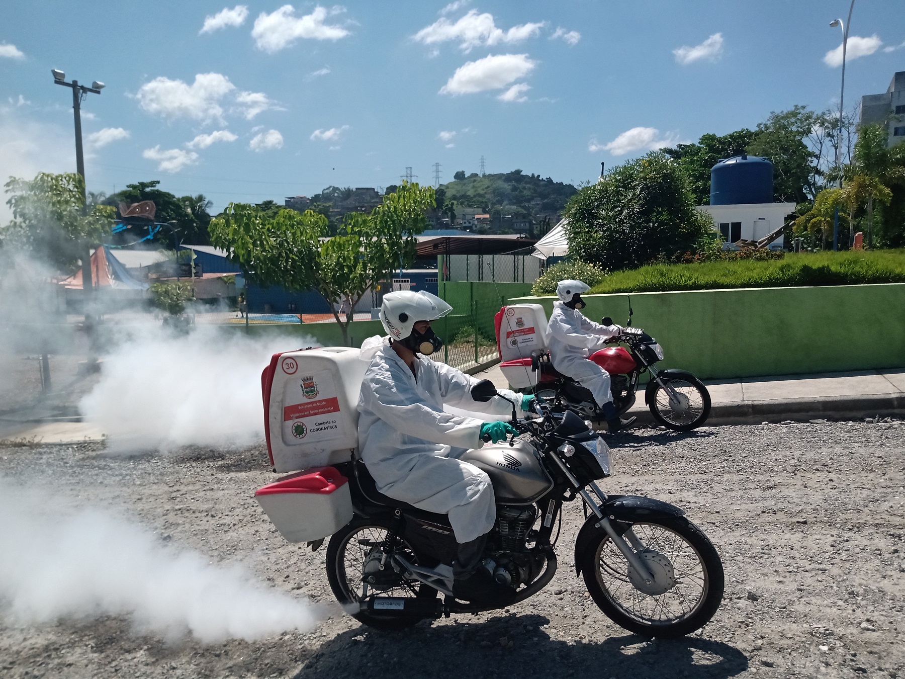 Dez bairros recebem sanitização contra coronavírus esta semana
