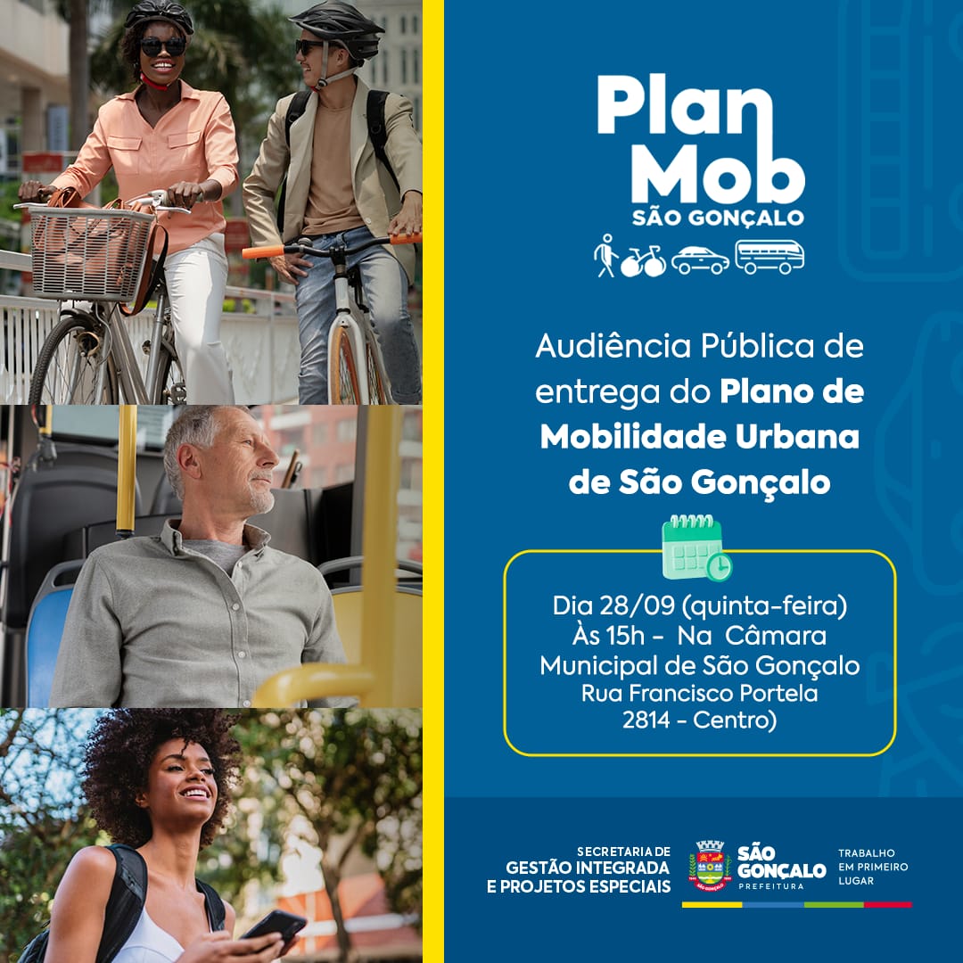 São Gonçalo apresenta o Plano de Mobilidade Urbana