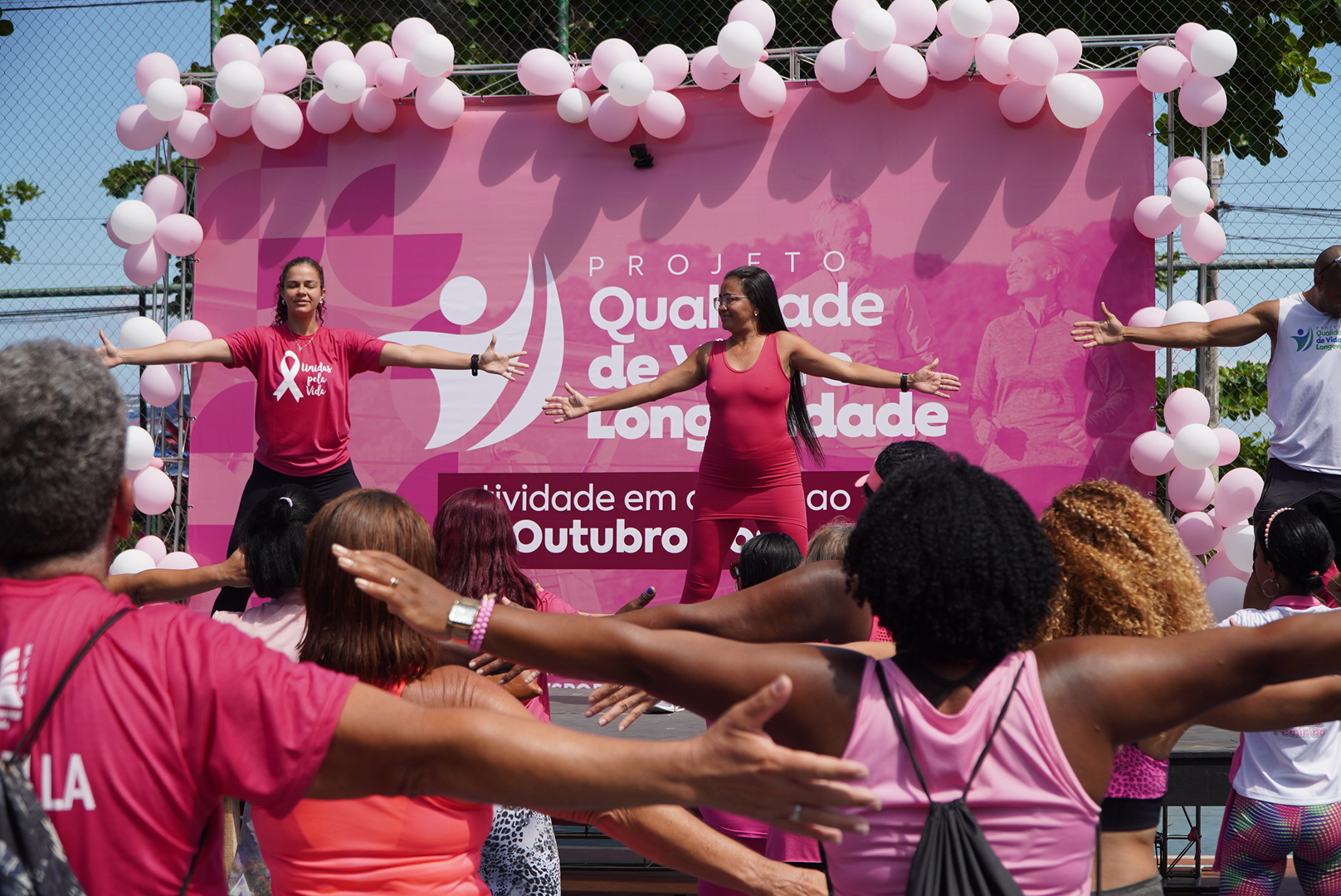 “Qualidade de Vida e Longevidade” realiza aulão na Praça das Pedrinhas